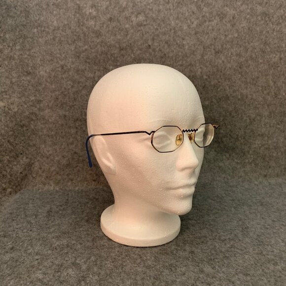 TAXI 251 Vintage Casanova Gold Blue Optical/Prescription Eyeglasses Frame - Picture 4 of 15